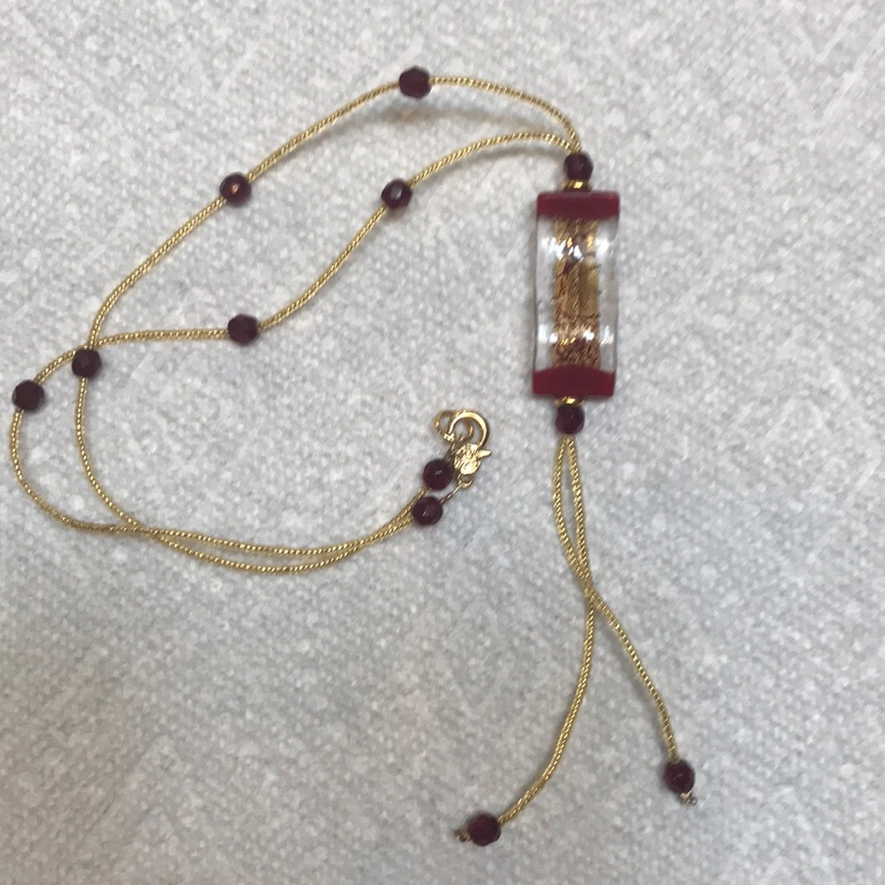 Genuine Murano Glass Necklace!  NWOT!